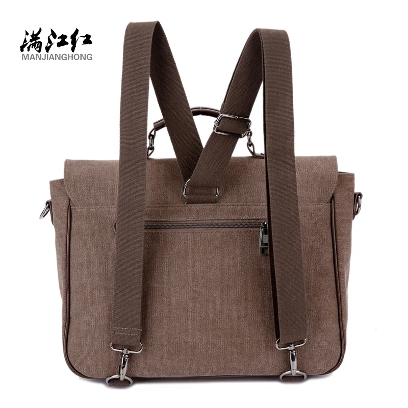 Мужские сумки мессенджеры винтажный холщовый портфель сумка на плечо Мужская