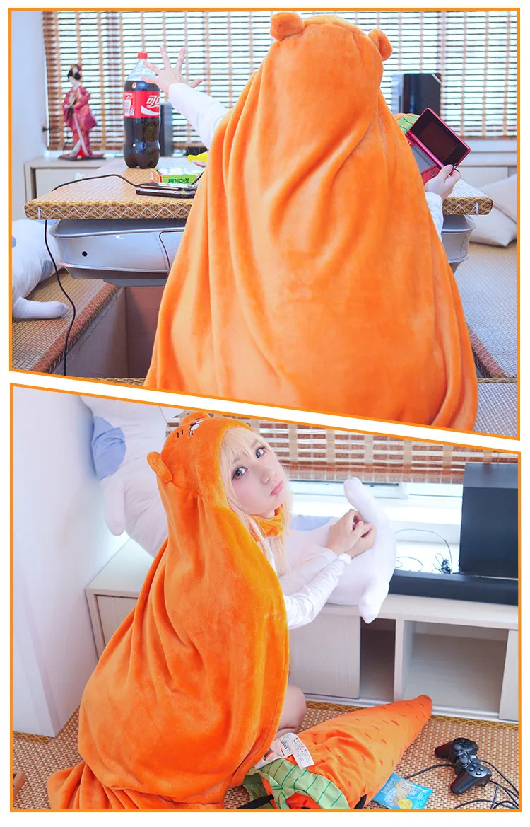 Аниме Himouto! Костюм для косплея Умару дома симпатичная накидка Умару-Чан мягкие