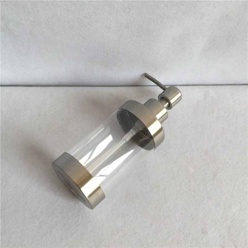 

1pc kitchen hand foaming liquid soap dispenser pump bottle stainless sanitizer shampoo lotion container bathroom WY-005
