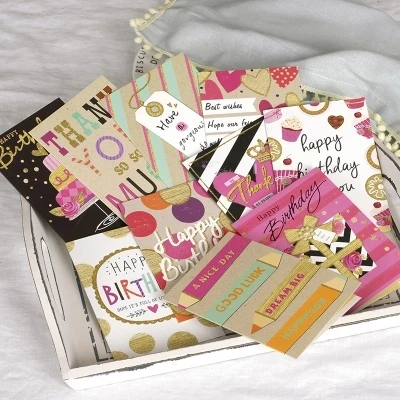 Новые милые открытки на день рождения поздравительные Детские блестящие