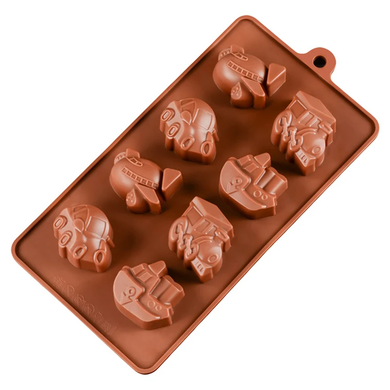 Силиконовые формы для конфет шоколада 3D автомобиля самолета помадки украшения