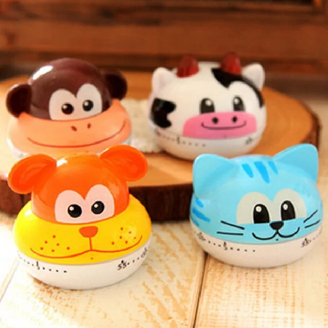 Мультяшный мини кухонный таймер для приготовления пищи 60 минут кухонные