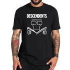 ЕС Размеры 100% хлопковая футболка потомки с принтом Milo Для мужчин's все засасывает в стиле панк-рок Мультяшные футболки дышащая Фитнес Homme Топы