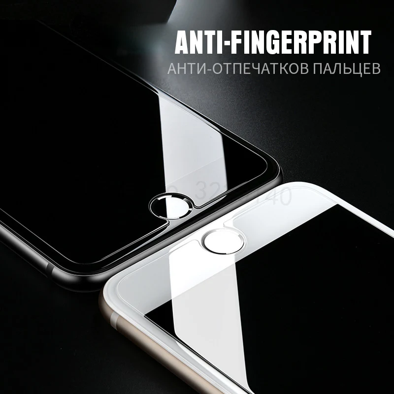 0 26 мм 9H Премиум Закаленное стекло для iphone X 8 7 6 6s Plus 2.5D Защитное 5 SE Стекло|tempered