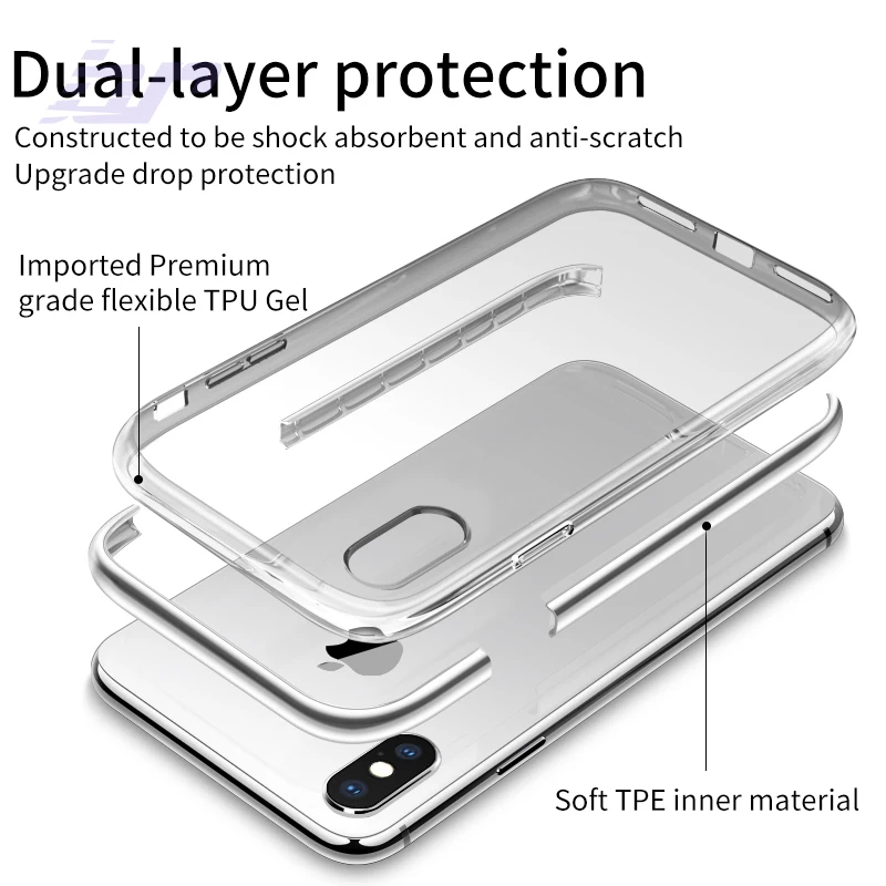 BR Armor Антиударный чехол для iPhone 7 8 Plus X Army Drop Стандартный ударопрочный чехол для мягкой задней крышки TPU TPE.
