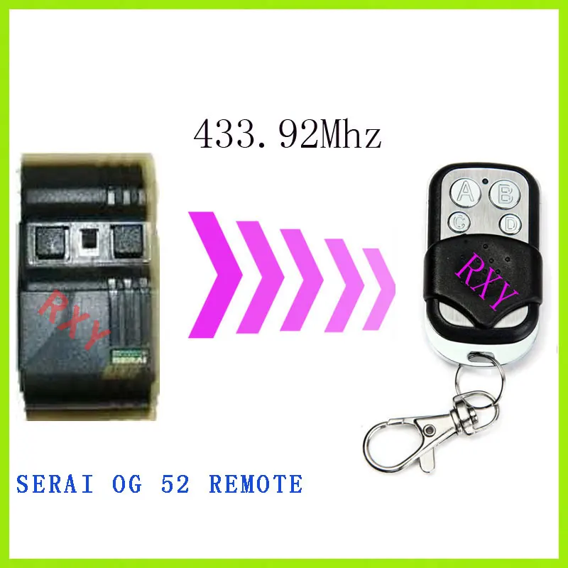 

SERAI OG Remote Control 433.92mhz Gate Garage Door SERAI OG 52 433mhz Remote Control