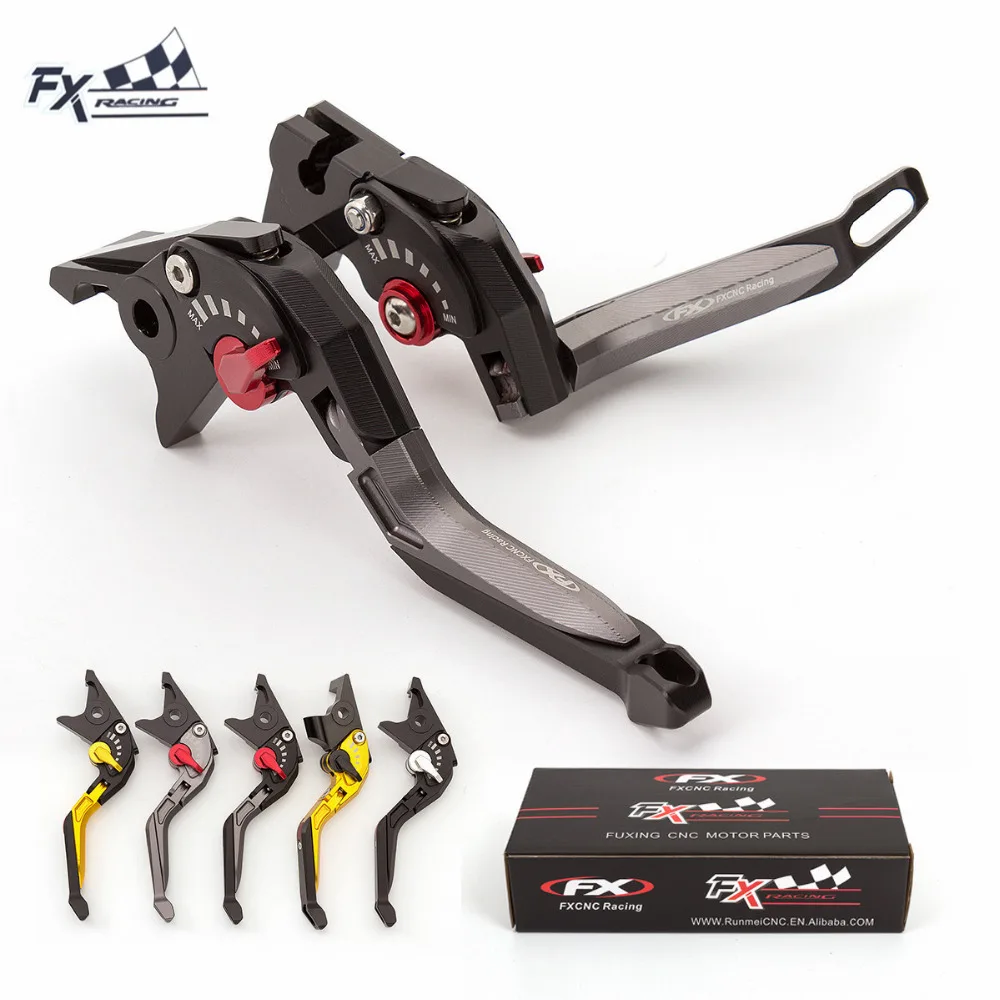 FX CNC 3D ромб мотоцикл складной выдвижной тормозной рычаг сцепления для SUZUKI GSXR750 GSXR