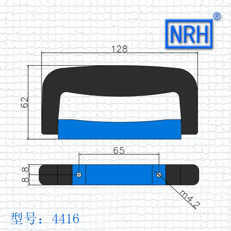 NRH4416 ABS tool box handle high quality Flight case road replacement golf performance equipment | Обустройство дома