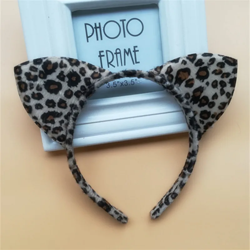 Повязка для волос с лисой и кошкой мальчиков девочек Леопардовые повязки на