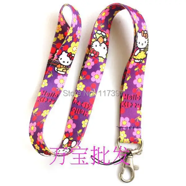 10 шт. рисунок «Hello Kitty» Средства ухода за кожей шеи шнурки для MP3/4 сотовых телефонов DS Lite