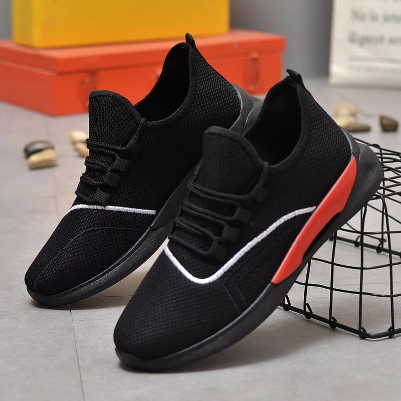 SexeMara Jogging Travel Shoes Men Sneakers Breathable Casual Shoe Women Mesh Flats Mens Lightweight Couple Footwear Unisex | Обувь