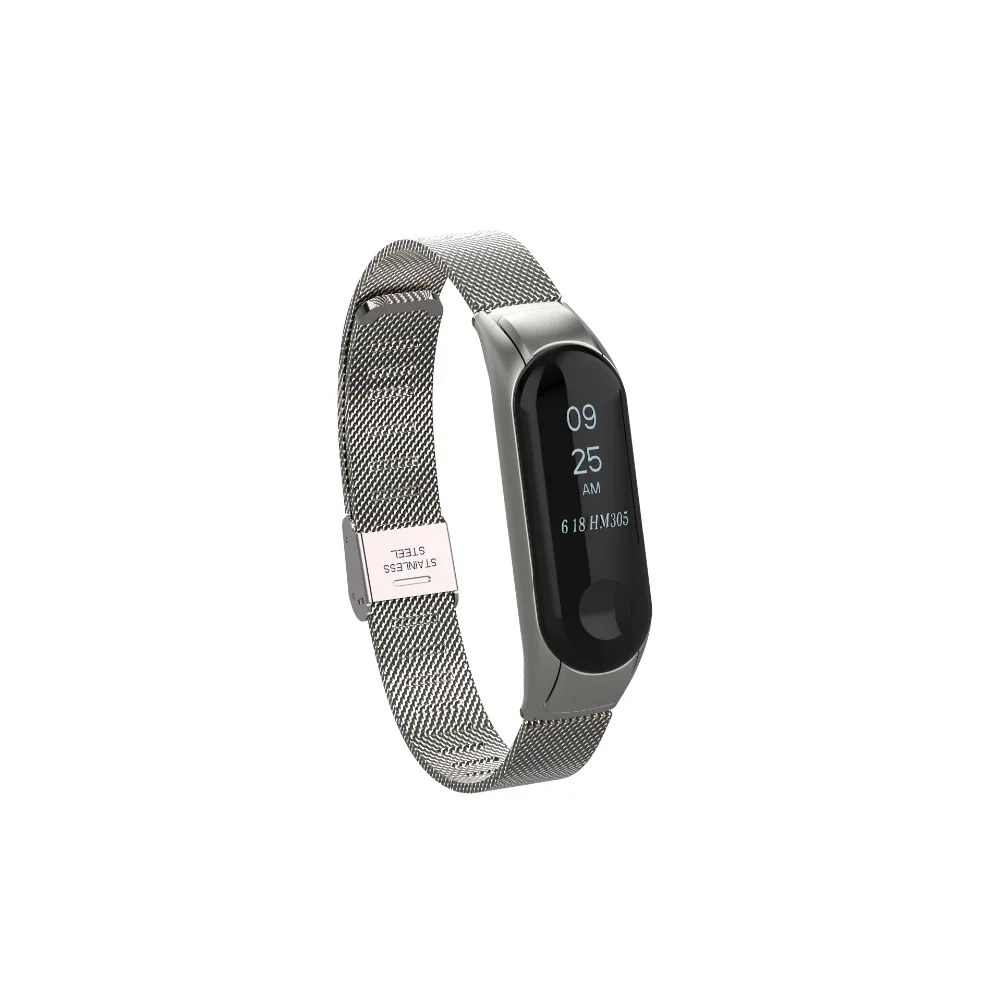 Mi Band 3 ремешок браслет для Xiaomi mi Band 3 ремешок металлический ремешок mi band3 Нержавеющая сталь Ремешок Браслет miband 3 ремешок для часов