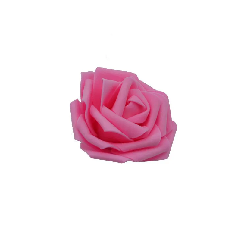 pink 30 шт./лот 8 см большие искусственные головки цветов ПЭ пена Роза для свадебной вечеринки украшение дома DIY ВЕНОК цветочный шар для свадьбы сувениры - Цвет: pink