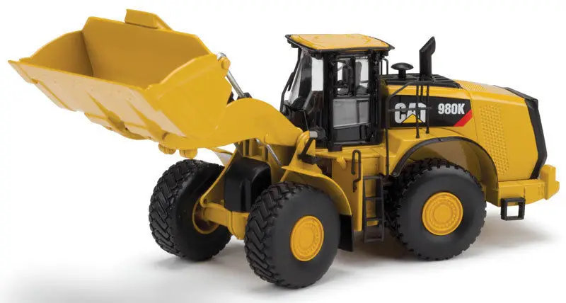 Литая Игрушечная модель Norscot 1:50 Caterpillar CAT 980K колесный погрузчик 55289 для мальчика