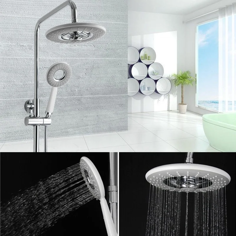 Steering Wheel Shower Head Set High Pressure Rainfall Water Saving Holder For Bathroom | Обустройство дома
