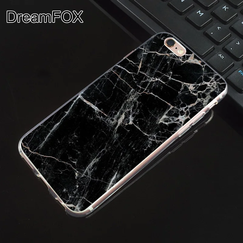 DREAMFOX N136 Marble Pattern Soft TPU Silicone Cover For Apple iPhone XR XS Max 8 X 7 6 6S Plus 5 5S SE 5C 4 4S Case |