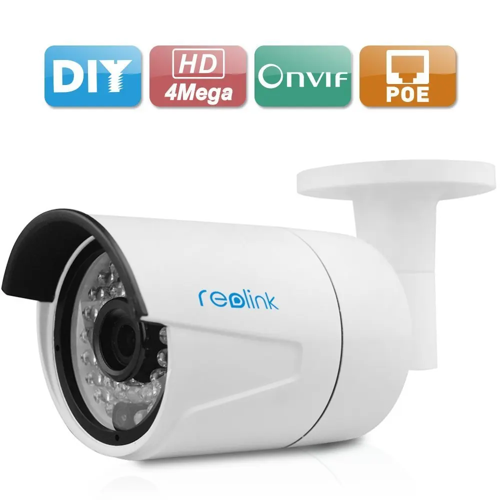 Reolink rlc-410 4mp 1440 P пуля 36 ИК-Light 3.6 мм объектив с POE IP Камера безопасности Открытый |