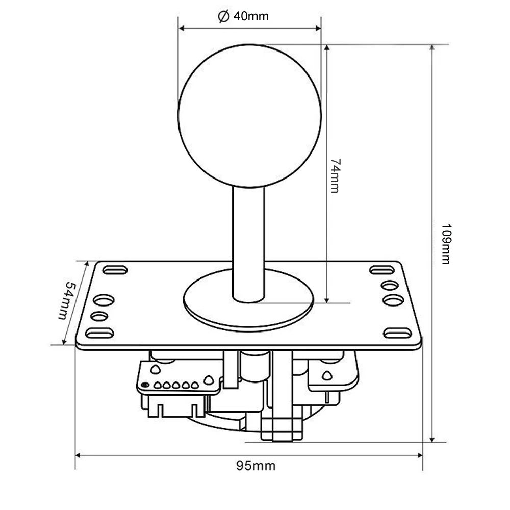 Новый OEM копия Sanwa классический конкурс 4 8 способов 5Pin рокер для аркадного