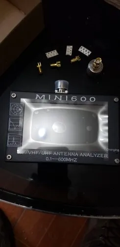 Новое поступление Mini600 5 V/1.5A HF VHF UHF антенный анализатор 0,1-600 MHz КСВ метр 1,0-1999 для