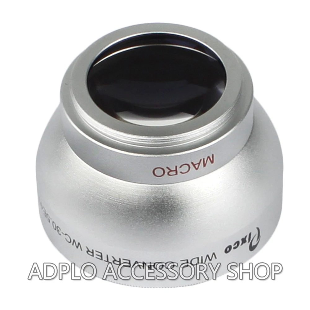 Макро 30 5 мм 0.45X Широкоугольный объектив подходит для Canon /Nikon /Pentax /Sony с резьбой