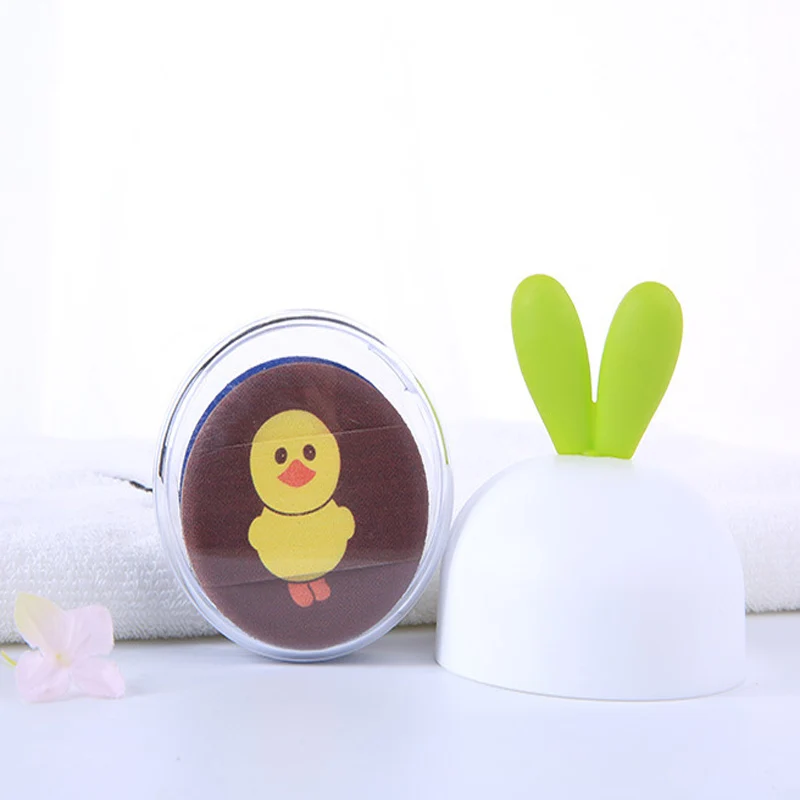 duck YILINGMENG бренд Красота Макияж инструмент два ломтика мультфильм воздушная подушка для пудры слоеный не латексный макияж порошок слоеный - Цвет: duck