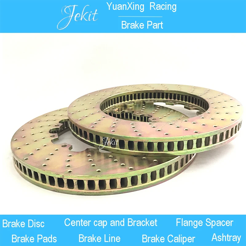 

Jekit 380*34mm brake disc with hat floating bolts for Brembo GT6 brake kit for BMW 740i