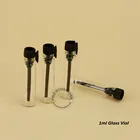 Бесплатная Доставка! Новое поступление, маленькая стеклянная бутылка 1 мл, мини пустая стеклянная флакон, контейнеры для образцов духов по низкой цене 100 шт.лот