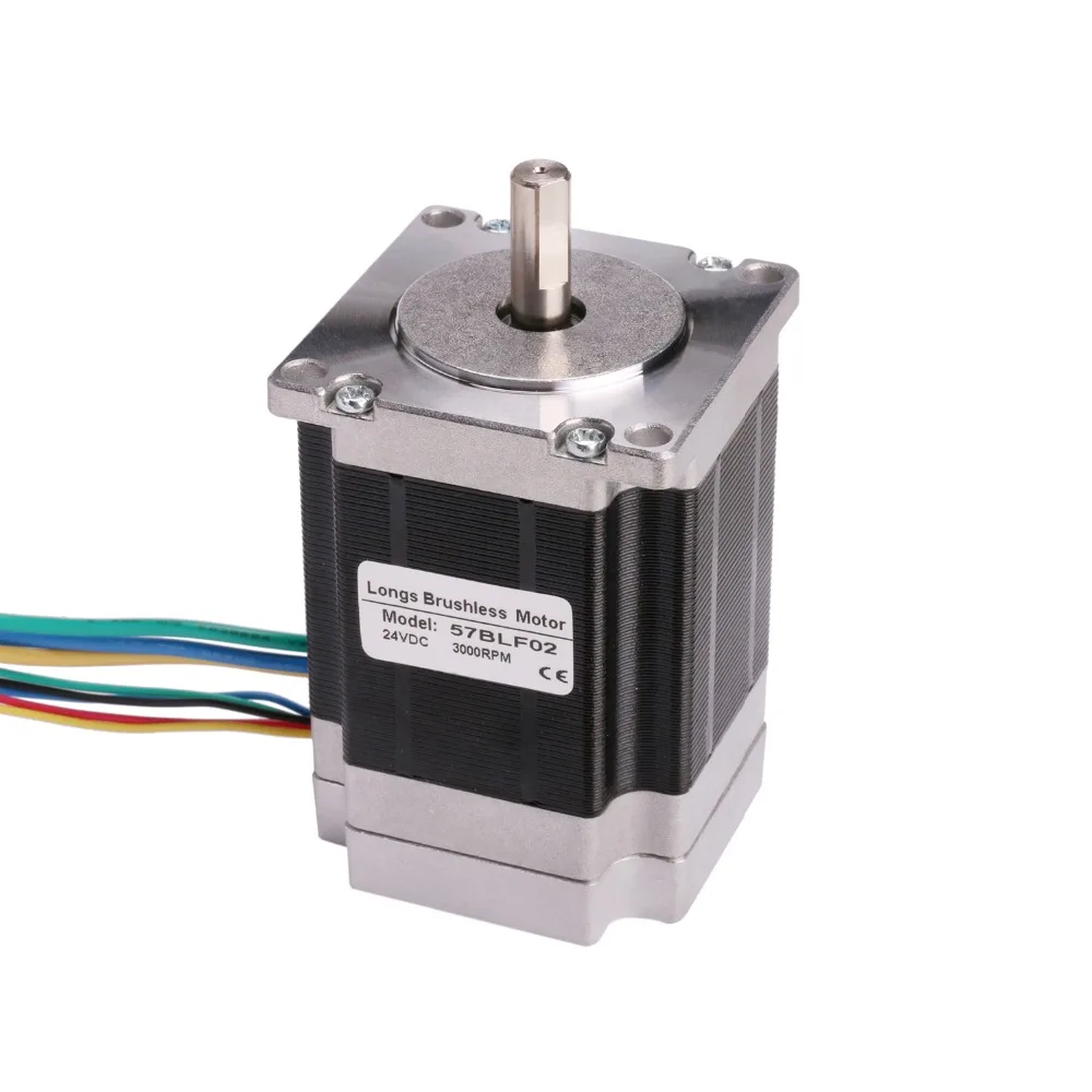 Бесщеточный двигатель постоянного тока 57BLF02 125 Вт 24 В 3000 об./мин.|dc motor|brushless dc
