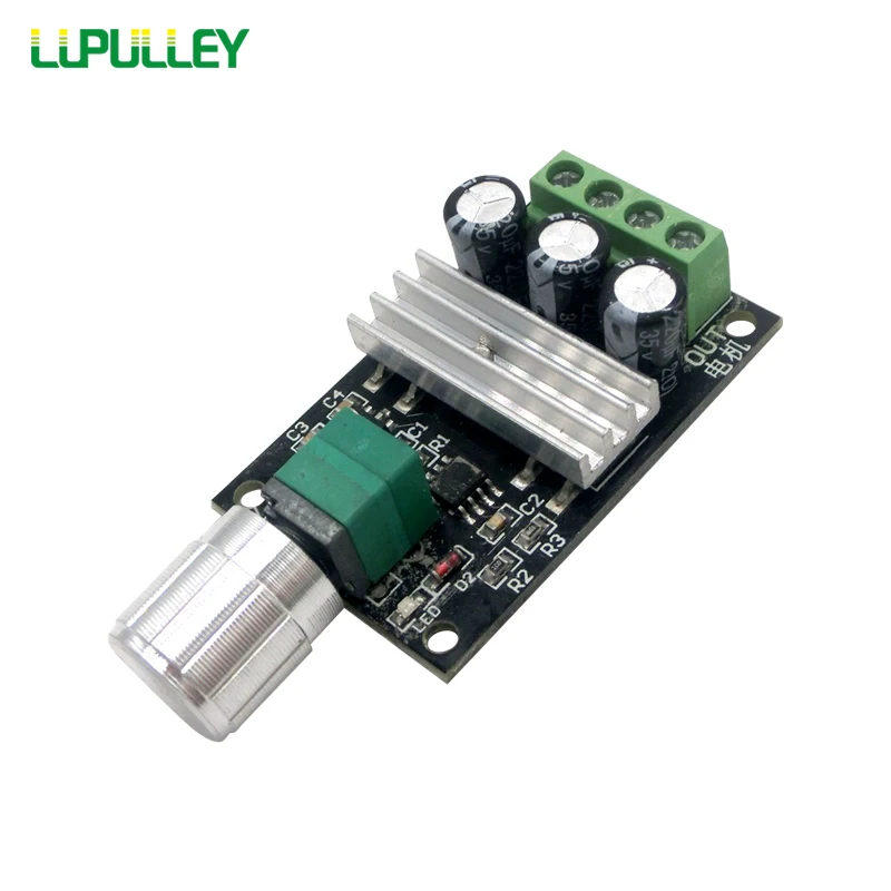 LUPULLEY PWM контроллер скорости двигателя постоянного тока/регулятор тока 6-28 в 3A с