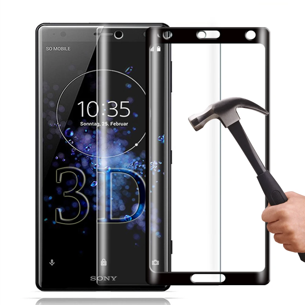 Закаленное стекло для sony xperia xz2 premium Защитное compact xa2 ultra xz 2 xa защита экрана с полным