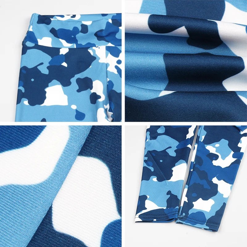 CHRLEISURE повседневные женские леггинсы с принтом высокой талией камуфляжные пуш ап