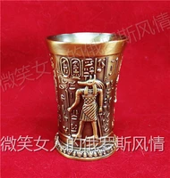 wedding decoration kitchen accessories russia 125 tin metal liquor cup egypt 893ab bronze imitation gold capacity 8 money 40 ml