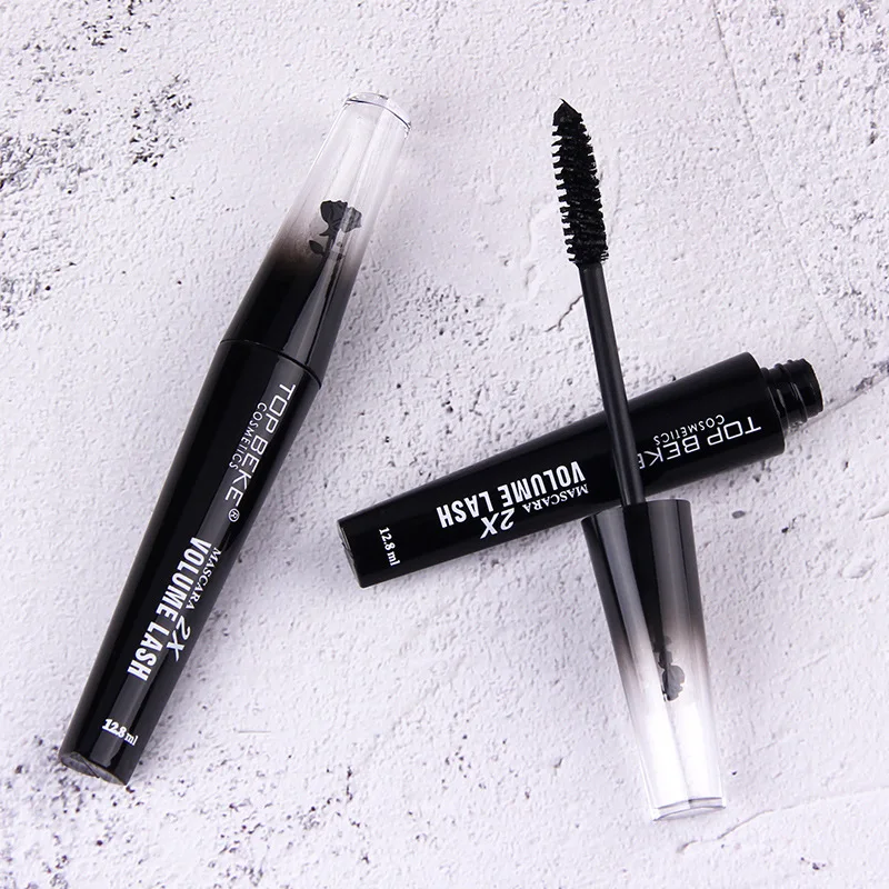 4D шелковое волокно Тушь для ресниц длинная тушь завивки макияж Черная Толстая