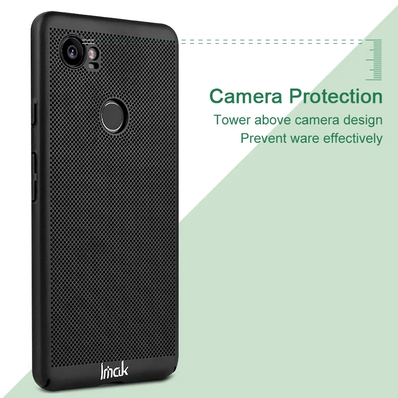 IMAK JAZZ Mesh Case For Google Pixel2 XL Pixel 2 xl case free screen protector fast dissipation anti-fingerprint anti-oil |