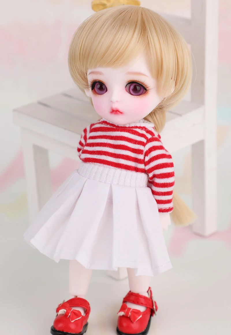 Полный комплект 1/8 BJD кукла / SD Cute Chou Miu полимерная для маленькой девочки подарок