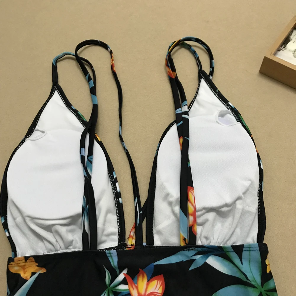 Цельный купальник слитный женский Монокини 2019 женские стринги летняя одежда для