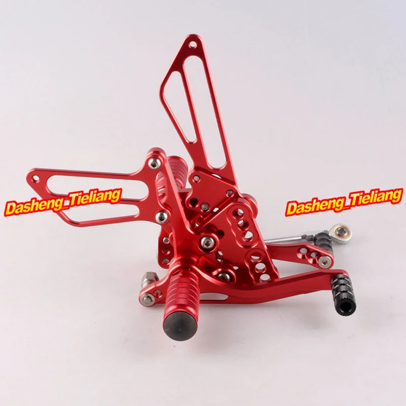 Adjustable Shift Foot Pegs Rear Set Footrests Replacement Kit For Suzuki GSX-R / GSXR1000 2005-2006 Motorcycle Accessory Parts | Автомобили