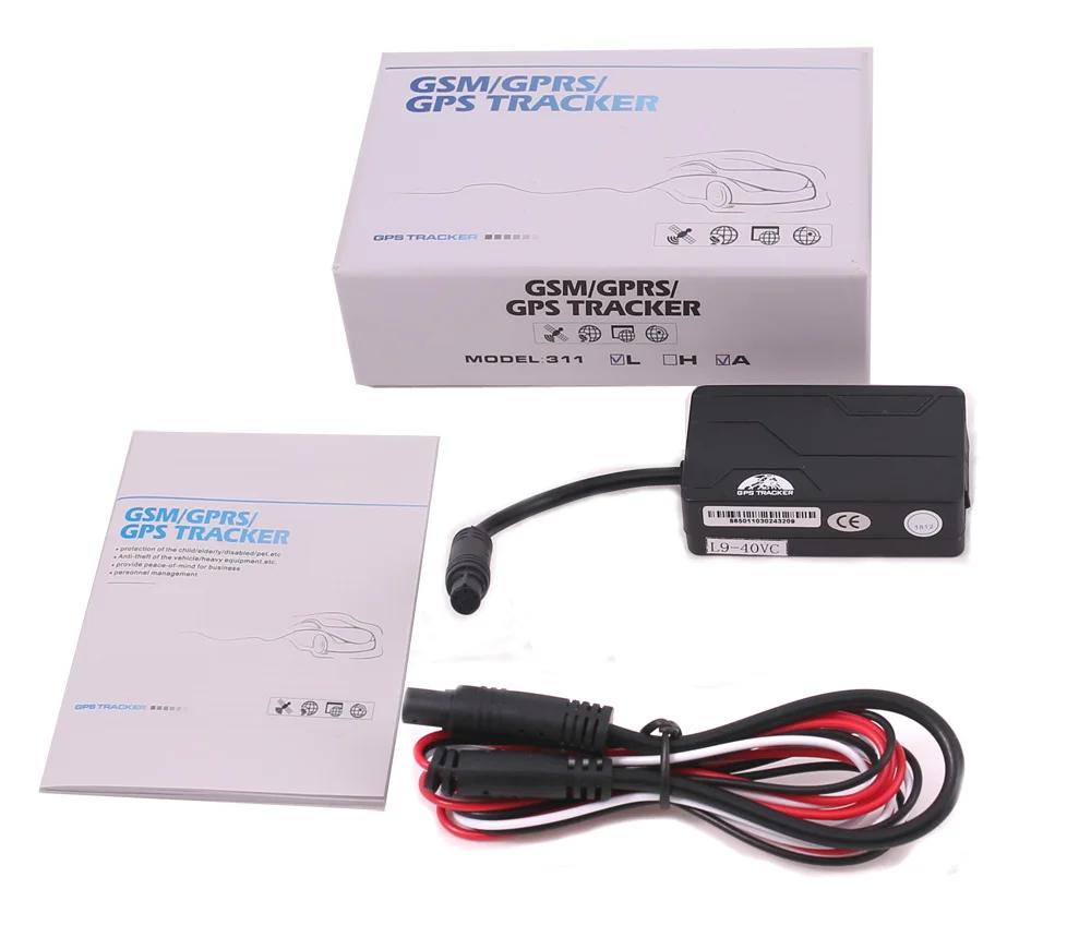 with box Coban для автомобиля gps TK311A baanool трекер мотоцикл автомобиль e-велосипед устройства для отслеживания сигнала gps автомобиль охранная сигнализация - Цвет: with box