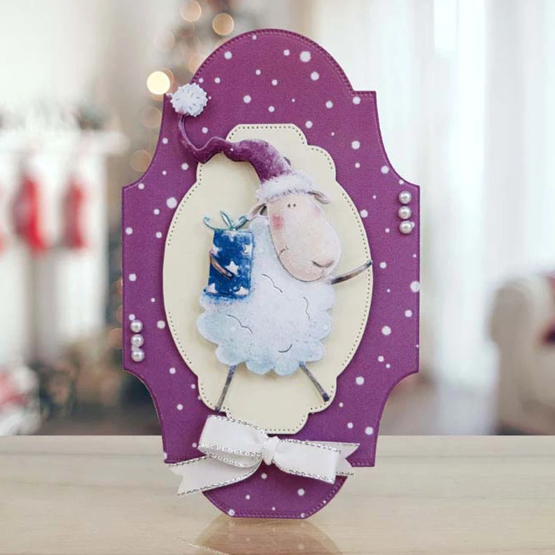 Металлические Вырубные штампы с надписью Merry Christmas to Ewe новинка 2019 трафареты для