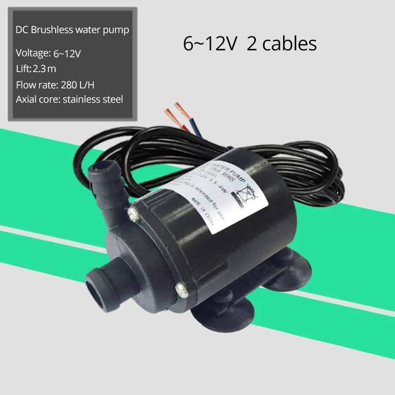 Высокий объёмный расход 280 л/ч мини водяной насос 12 V 12 V USB 5V насос 12VDC водяная помпа 12 Вольт, насос для воды