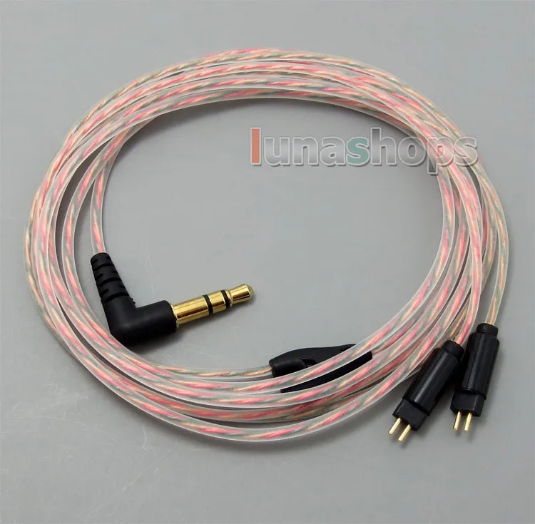 LN004460 5N OFC мягкая прозрачная кожа кабель для наушников Westone W4r JH аудио 0 78 мм
