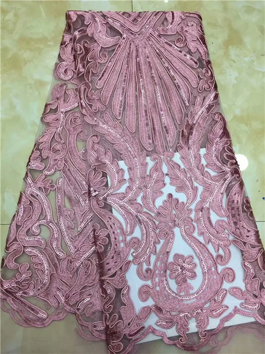 Роскошная серебристо серая вышитая бархатная ткань с кружевом