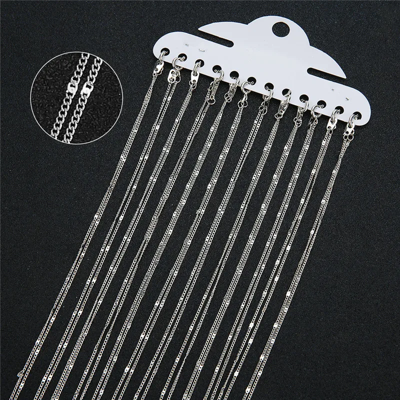 12 шт. золотистые Подвески с застежкой лобстером металлическая медная цепочка