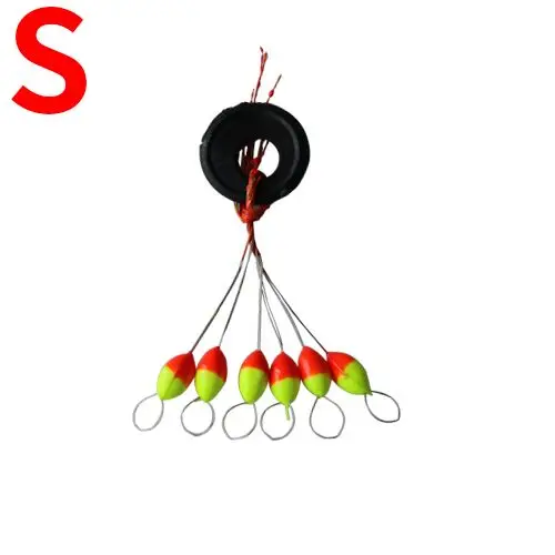 mixed small JSFUN 40 упаковок(6 в 1) оливковая форма семь звезд поплавок для ловли карпа рыболовные снасти аксессуары большой/средний/маленький размер FF36 - Цвет: mixed small