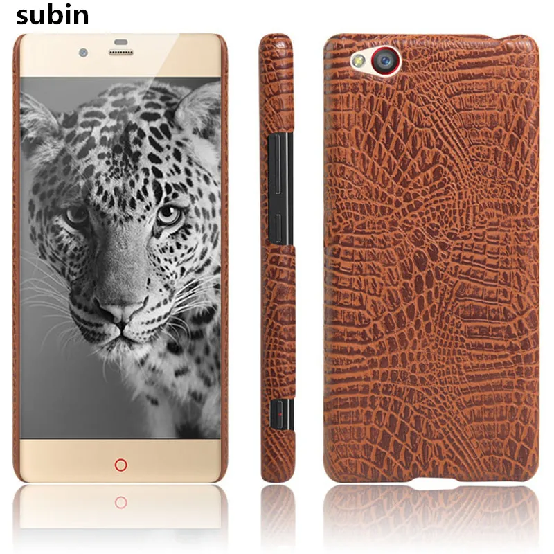 Новое поступление чехол для ZTE Nubia Z9 NX508J 5 2 дюймов Роскошный Ретро из крокодиловой