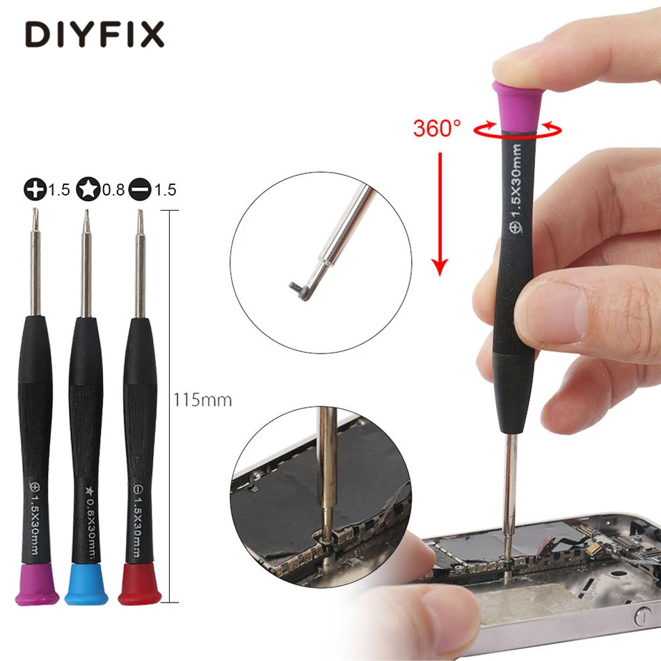 DIYFIX 21 в 1 ручные инструменты набор комплект отвёрток Spudger открыть инструмент для