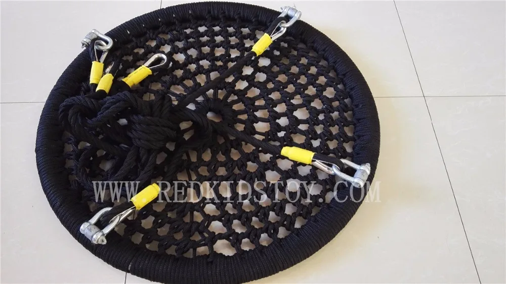 Stronge Patio Nest Swing для малышей Высокое качество кабельный канат сеть веб-гнездо дерево качели HZ-6329c