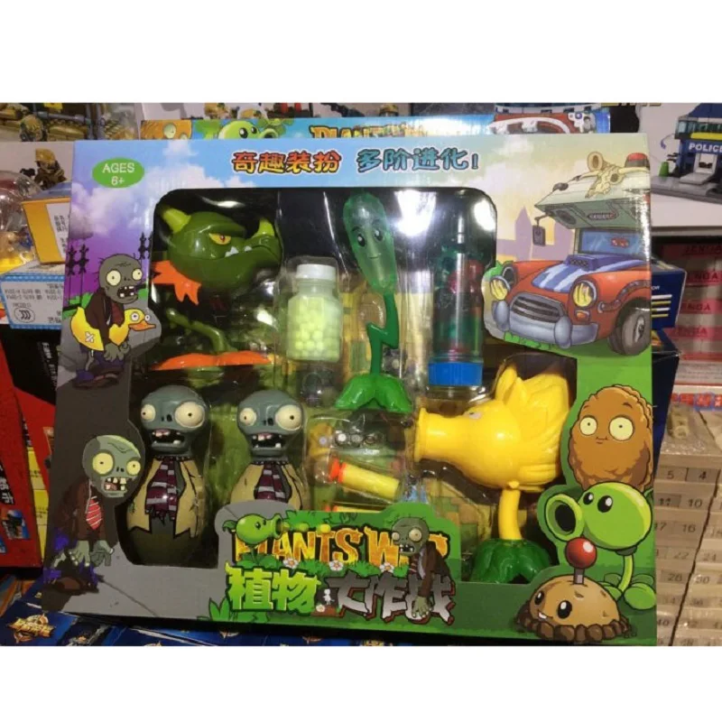 PVZ Растения против Зомби оснастки Дракон ПВХ фигурка модель игрушки Brinquedos Дети