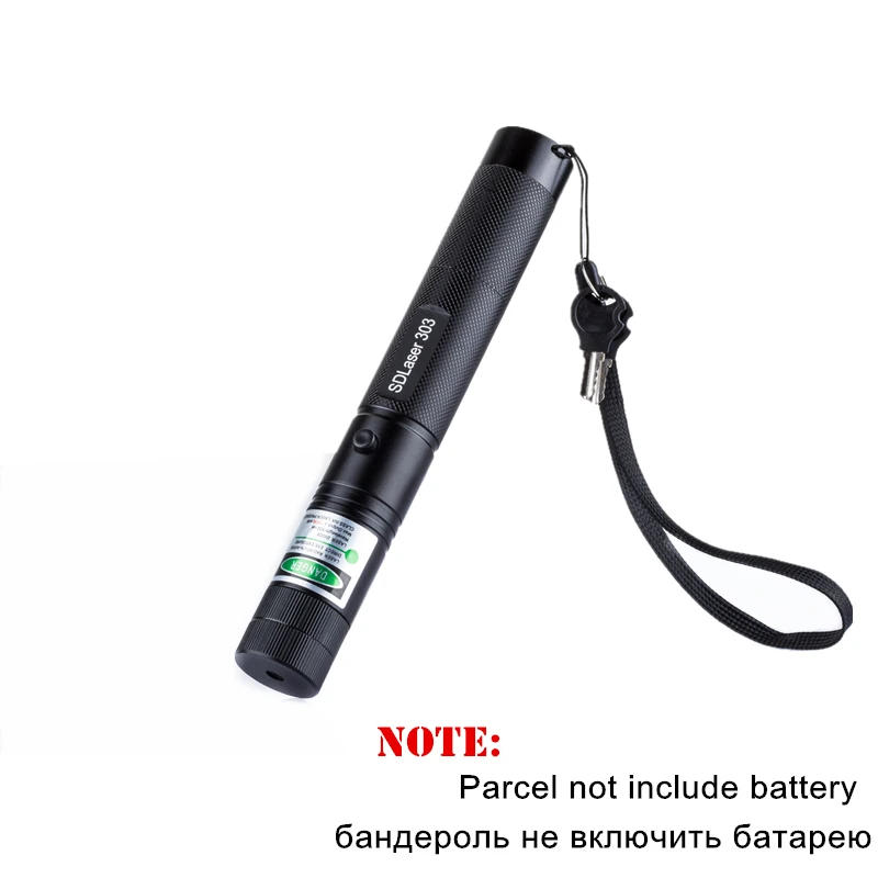Высокое качество продвижение 303 лазерная указка Высокая мощность Зеленая ручка