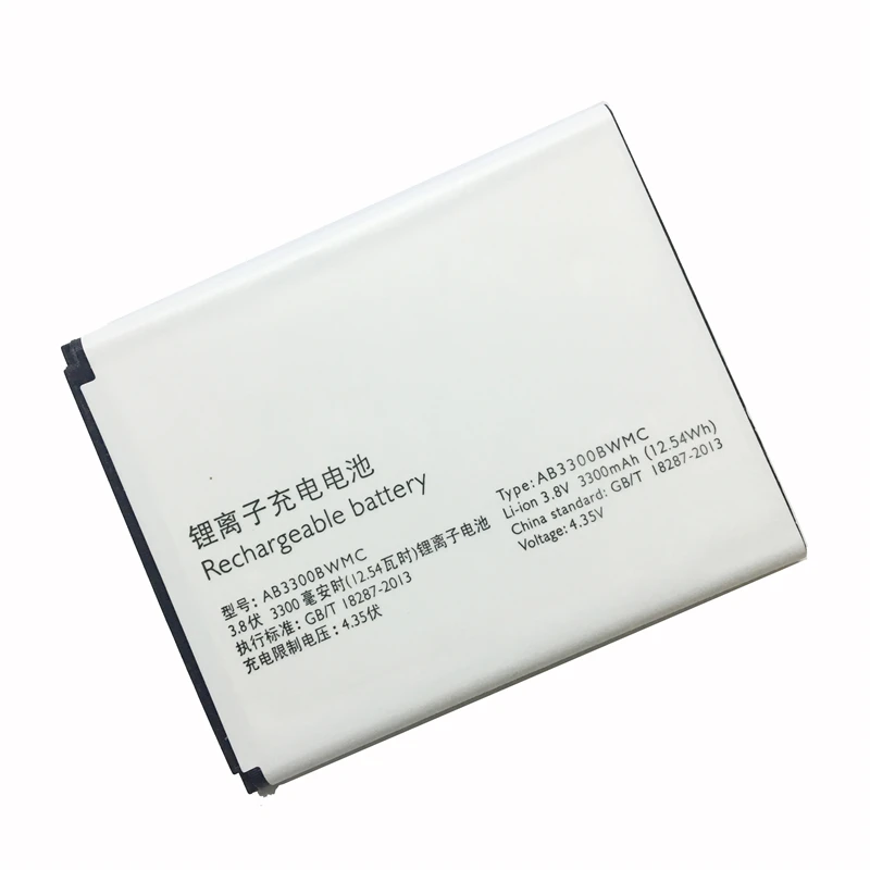 MaleCrane смартфон Батарея 3300 мАч AB3300BWMC для PHILIPS Xenium W8555 W8560 CTW8560 CTW8555|Аккумуляторы